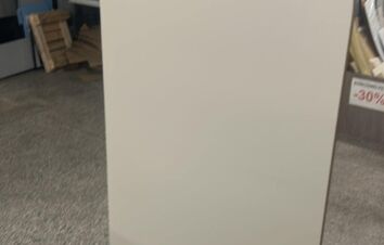 Ścianka dekoracyjna mdf laminowana biała frezowana