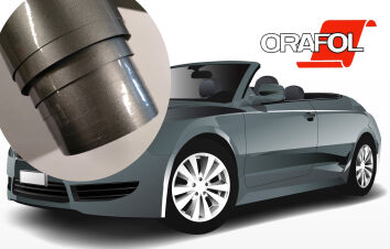 Oracal folia wylewana seria 970 932 RA grafit metalik połysk - szer. 152 10cm