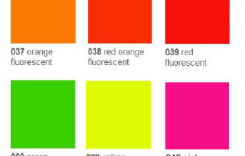 Oracal folia fluo 6510 kolory 25cm