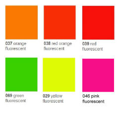 Oracal folia fluo 6510 kolory 25cm