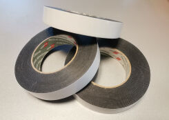 Taśma dwustronnie klejąca piankowa 25mm/10mb ORABOND czarna