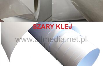 Folia monomeryczna z szarym klejem biała 1,05 na metry