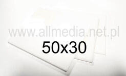 Formatka plexi PMMA biała połysk 3mm 50x30cm